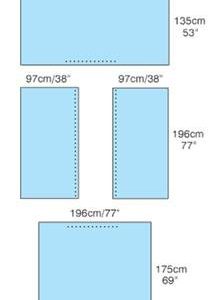 CARDINAL Convertors® Tiburon® General Purpose Drape Pack 9106