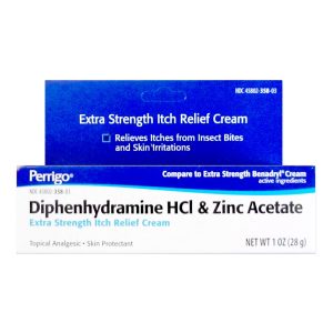 PERRIGO COMPANY Perrigo Diphenhydramine / Zinc Acetate Itch Relief, 1-ounce Tube 45802035803