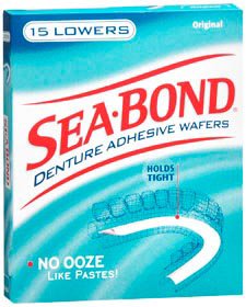 COMBE INC Sea•Bond® Denture Adhesive Wafers for Lower Dentures 01150900163