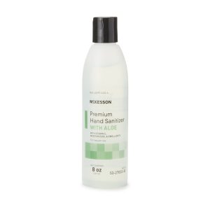 MCKESSON BRAND McKesson Premium Hand Sanitizer with Aloe, 8-ounce Bottle 53-27033-8C