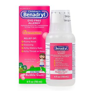 J & J SALES Children's Benadryl® Bubble Gum Flavor Children's Allergy Relief 50580053501