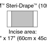 SOLVENTUM CORPORATION 3M™ Steri-Drape™ Sterile Large Incise Surgical Drape, 17 x 23 Inch 1050