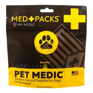 MYMEDIC Med Packs™ First Aid Kit for Pets – Dog Injury Supplies in Portable Pouch MM-MED-PACK-PET-EA