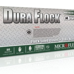 MICROFLEX MEDICAL Dura Flock™ Flock Lined Glove DFK-608-M