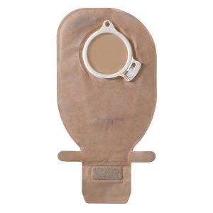 COLOPLAST Assura® Original Two-Piece Opaque Ostomy Pouch, 40 mm Flange, Green Color Match 13984