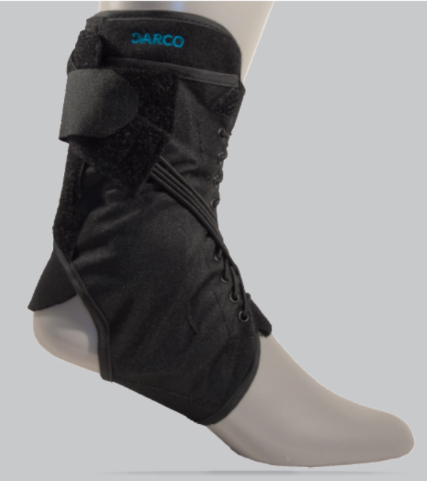 DARCO INTERNATIONAL Darco Web™ Ankle Brace, Bungee / Hook and Loop Strap Closure, Large WB3
