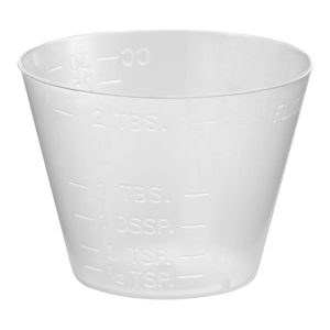 MCKESSON BRAND McKesson Graduated Medicine Cup, 1-ounce capacity 12146