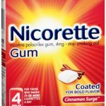 GLAXO CONSUMER PRODUCTS Nicorette® Stop Smoking Aid Gum 4 mg Cinnamon Surge 00135046702