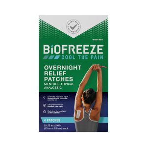 BOXOUT LLC Biofreeze® Overnight Relief Menthol-Topical Analgesic Patches 3210464