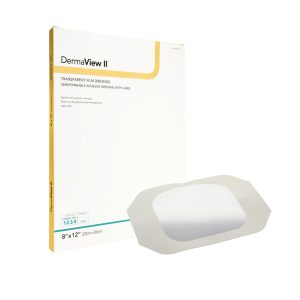 SION BRANDS LLC DermaView II™ Transparent Film Dressing with Border, 8 x 12 Inch 16812