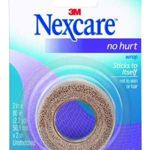 3M COMPANY 3M™ Nexcare™ No Hurt Hypoallergenic Material Medical Tape, 2 x 80 Inch, Tan NHT-2