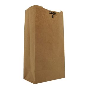 RJ SCHINNER CO Duro® Recycled Brown Kraft Paper Bag, 6 x 3.63 x 11.06 Inch 18406