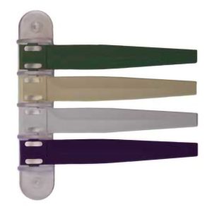 UNIMED - MIDWEST Exam Room Signal Flag, 4 Flag, Green, Tan, Beige, Off White I4PG169994