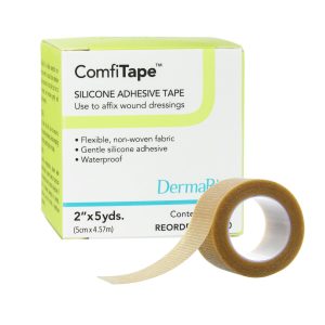 SION BRANDS LLC ComfiTape™ Silicone Medical Tape, 2 Inch x 5 Yard, Tan 69250