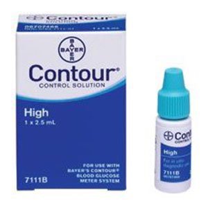 ASCENSIA DIABETES CARE Bayer Contour® Blood Glucose Control Solution, High Level 7111