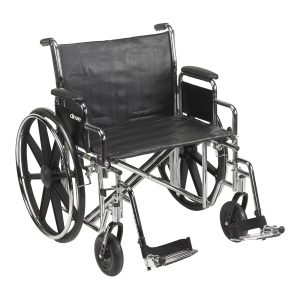 MCKESSON BRAND McKesson Bariatric Wheelchair, 24-Inch Seat Width 146-STD24ECDDA-SF