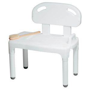 DRIVE DEVILBISS HEALTHCARE Carex® Bath Transfer Bench, 17½ to 22½ Seat Height FGB170C0 0000