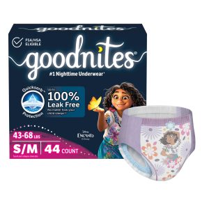 KIMBERLY CLARK GoodNites® Absorbent Underwear for Girls, Small / Medium 40532