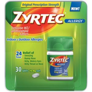 KENVUE BRANDS LLC Zyrtec® Cetirizine Allergy Relief 302047300