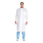 O&M HALYARD INC Halyard Universal Precautions Lab Coat, Large 10042
