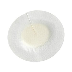 MEDLINE Optifoam® Adhesive with Border Foam Dressing, 4-Inch Diameter Fenestrated Round MSC1104