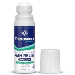 AVADIM Theraworx® Maximum Strength Pain Relief Roll-On with 4% Lidocaine NRV-25R-4X4