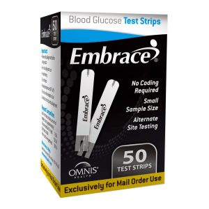 OMNIS HEALTH Embrace® Blood Glucose Test Strips APX02AB0202MO