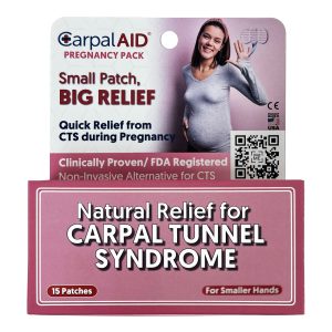 CARPAL AID LLC CarpalAid® Patch Pregnancy Hand-Based Carpal Tunnel Support, Small SMP15PK