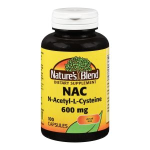 NATIONAL VITAMIN COMPANY Nature's Blend NAC 600 mg Capsules 54629409760