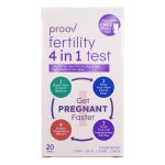 2SAN LLC proov fertility 4 in 1 test for Follicle Stimulating Hormone, PdG, E1G & LH-beta USFE1PV-20