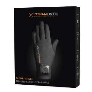 BROWNMED Intellinetix® Arthritis Vibrating Gloves, Large, Black 07232