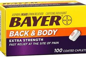 Bayer® Back & Body Aspirin Pain Relief 31284355540