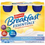 NESTLE HEALTHCARE NUTRITION Carnation Breakfast Essentials® Vanilla Nutritional Drink, 8-ounce bottle 12230501