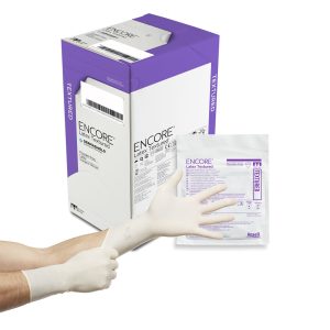 ANSELL Encore® Latex Textured Surgical Glove, Size 7, Ivory 5785003