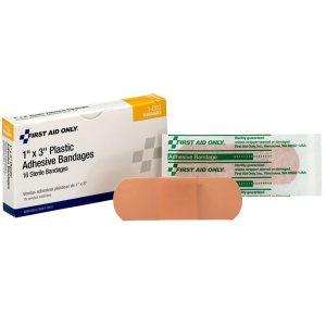 ACME UNITED First Aid Only™ Tan Adhesive Strip, 1 x 3 Inch 1-002