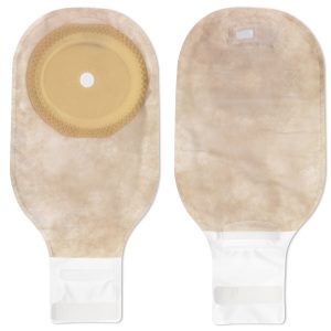HOLLISTER Premier™ One-Piece Beige Ostomy Pouch, Cut to fit Oval Stomas up to 75 x 65 mm 88302