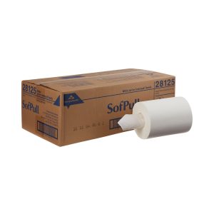 GEORGIA-PACIFIC CONSUMER PRODUCTS LP SofPull® White Paper Towel, 4795 Feet, 8 Rolls per Case 28125