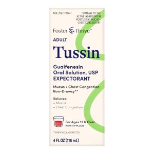 MCKESSON BRAND Thrive & Foster™ Guaifenesin Cold and Cough Relief 70677118601
