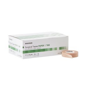 MCKESSON BRAND McKesson Paper Medical Tape, 1/2 Inch x 10 Yard, Tan 16-47305T