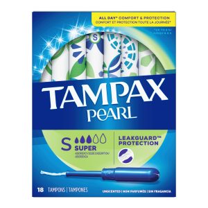 PROCTER & GAMBLE Tampax® Pearl Tampons Super Absorbency Unscented 07301037908