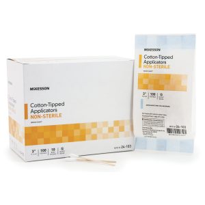 MCKESSON BRAND McKesson Nonsterile Cotton-Tip Swabsticks, 3 Inch 24-103