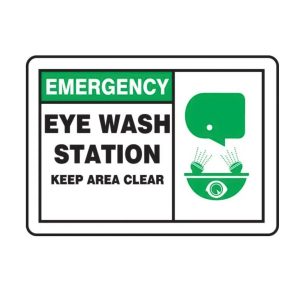ACCUFORM SIGNS Lab Safety Supply® Wall Sign, 7 x 10 Inch MFSD928VP