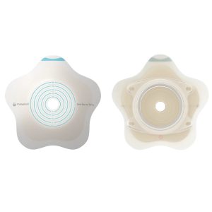 COLOPLAST SenSura® Mio Click Convex Flip Ostomy Barrier, 35 mm Stomas, Red Match 18513