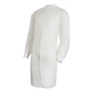 MCKESSON BRAND McKesson Lab Coat, Large / X-Large, White 34381200