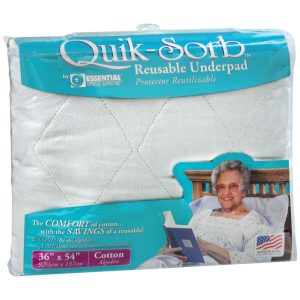 ALEX ORTHO Quik-Sorb™ Reusable Underpad, 36 x 54 in., Blue C2006