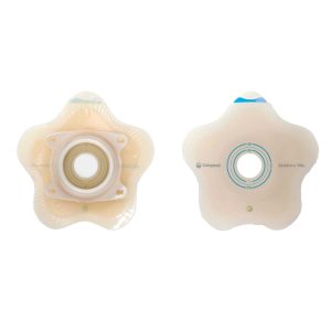 COLOPLAST SenSura® Mio Click Convex Flip Ostomy Barrier, 20 mm Stoma Openings, Green Match 18501