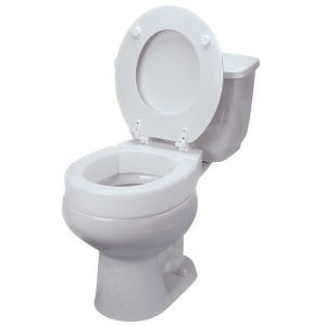 Maddak Tall-ette® Toilet Seat - Standard, Hinged, White, 350 lbs. Capacity 725711000