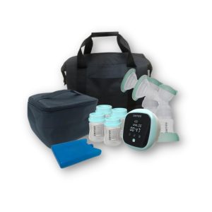 ZEV SUPPLIES CORP Zomee Double Electric Breast Pump Kit NY Z1 BUNDLE