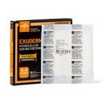 MEDLINE Exuderm™ LP Hydrocolloid Dressing, 4 x 4 Inch MSC5100
