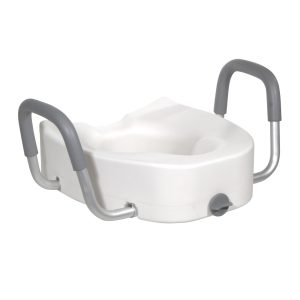 DRIVE DEVILBISS HEALTHCARE drive™ Premium Elongated Toilet Seat with Lock 12013